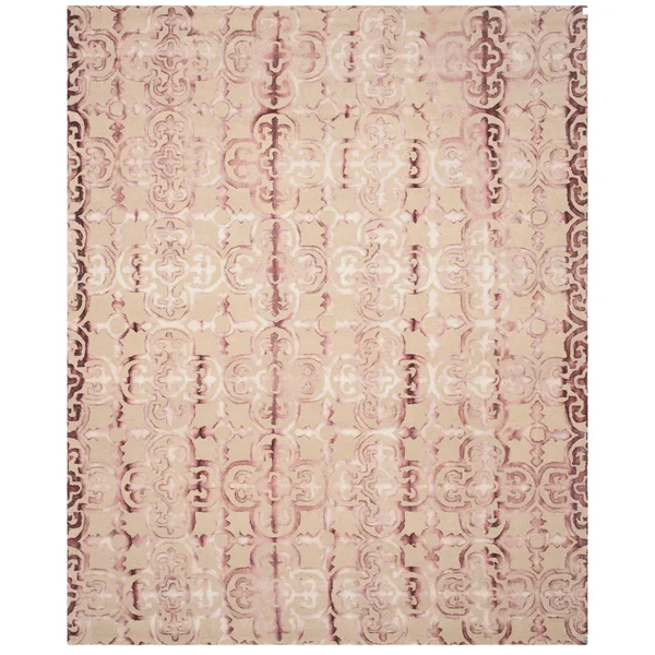 Safavieh Dip Dye Beige & Maroon 7& x 7& Square Rug