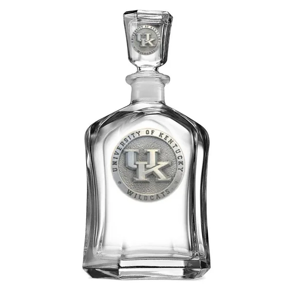Kentucky Wildcats UK Decanter Whiskey Liquor Bottle