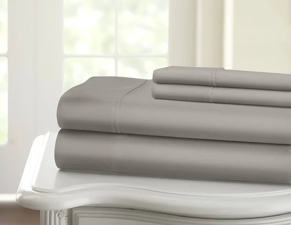 Home Sweet Home Dreams Inc 1200 Thread Count Cotton Sheet Set Burgundy California King Red