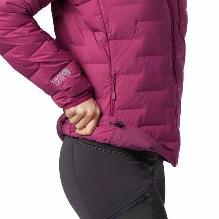 Mountain Hardwear Women's Super/DS Hooded Jacket - Xs - Divine