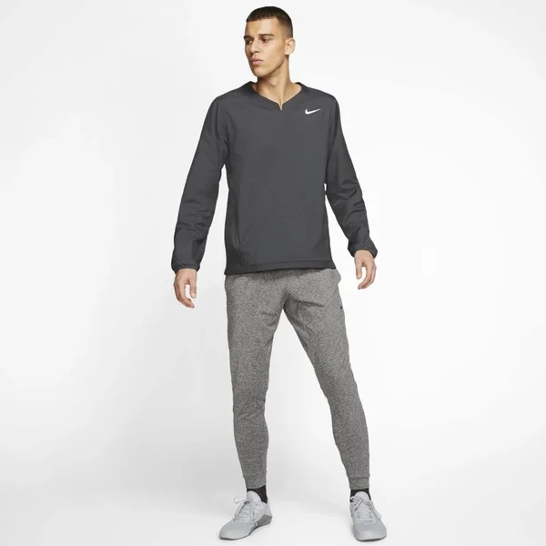 Nike Men's Long Sleeve Baseball Jacket Anthracite/White Size Small