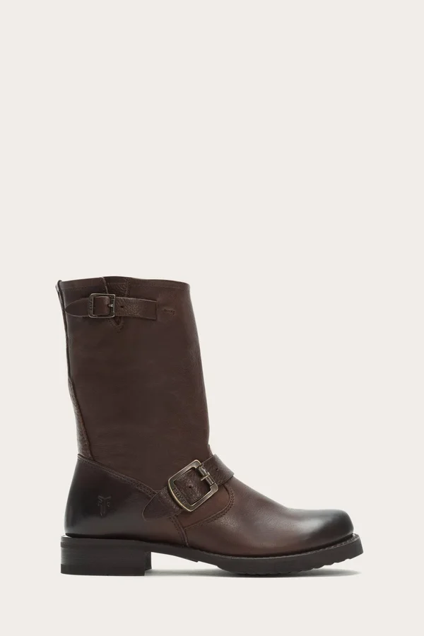 Frye, Veronica Short, 7.5 US, Dark Brown