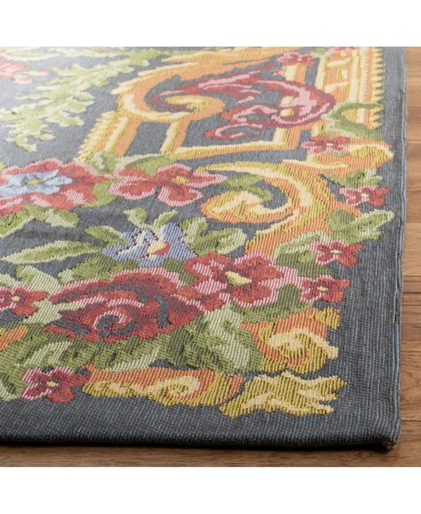 Safavieh 5& x 8& Clv-Classic Vintage CLV112F Grey, Rose Rug