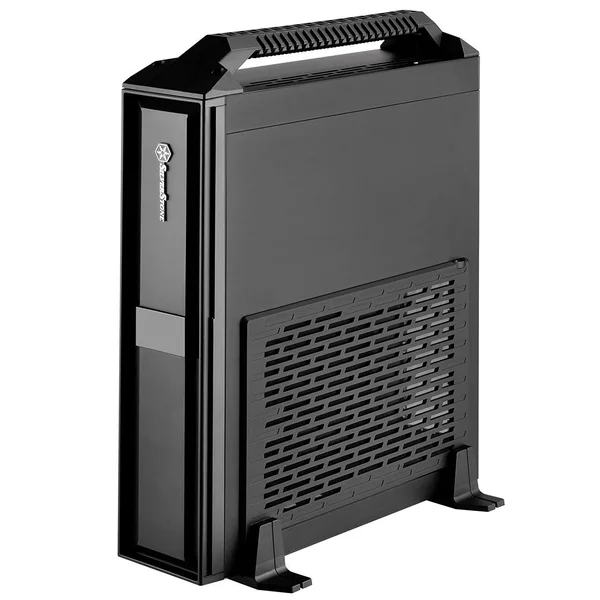 Silverstone SST-ML08B-H - Milo Slim HTPC Mini-ITX Computer Case, with Handle, Black