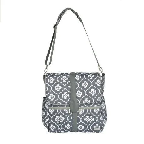 Jj Cole Backpack Diaper Bag Gray Floret