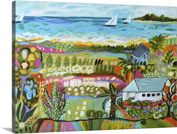 Nautical Whimsy III - Canvas Wall Art, 40x30, Great Big Canvas