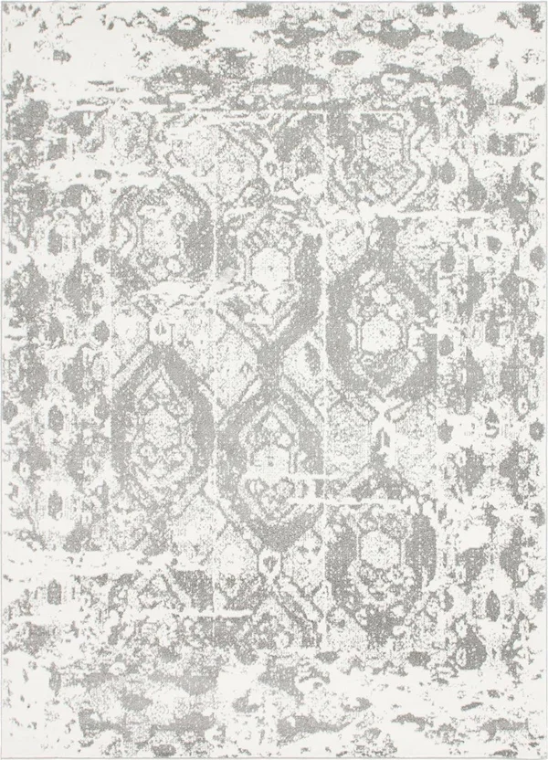 RugPal Bianco Transitional Area Rug Collection 9'x12' in Silvery Color