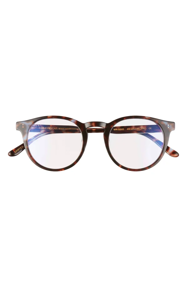 Diff Eyewear Sawyer Blue Light Blocking Glasses - Brown - Women's