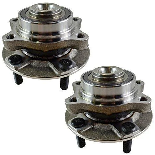 TRQ Front Wheel Hubs & Bearings Left & Right Pair for Nissan 350Z Infiniti G35 BHA53576