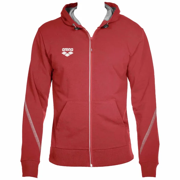 Arena 1d347 Team Line Hooded Jacket - Red - S