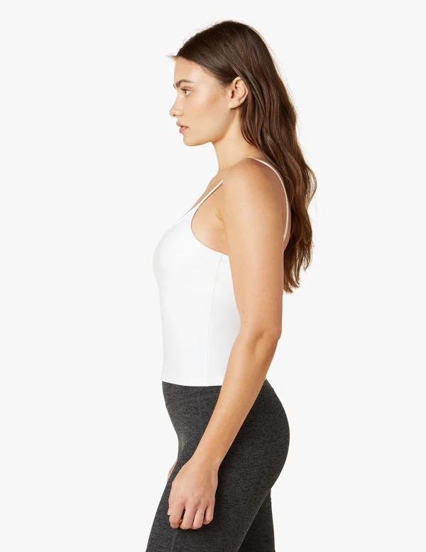 Spacedye Truly Tank, Beyond Yoga Cloud White, S