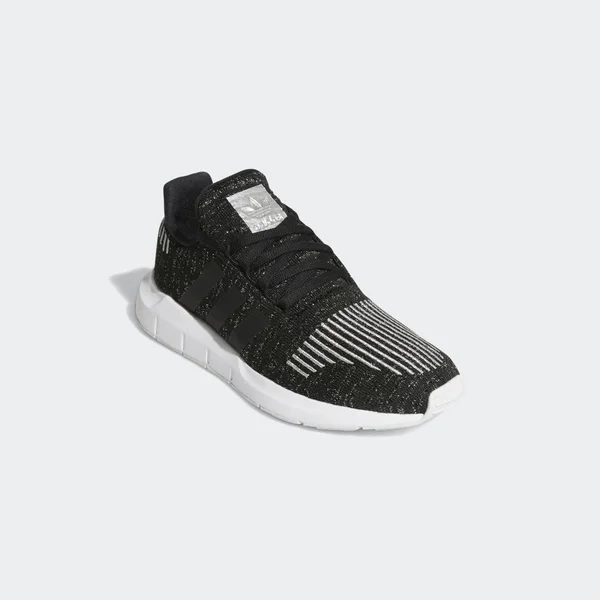 Adidas Swift Run Black/White Print Women's Shoes - Size: 8.5