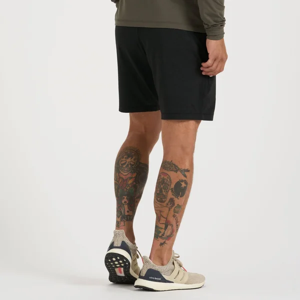 Vuori Ponto Short - Men's L Black Heather