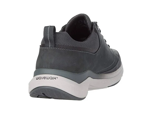Clarks Mens Wave 2.0 Vibe Dark Grey Nubuck Size 9.5