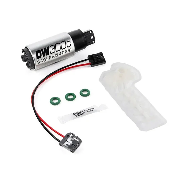 DeatschWerks 9-307-1010 - 340lph DW300C Compact Fuel Pump w/ 12+ Scion FR-S/BRZ - 15 WRX Set Up Kit