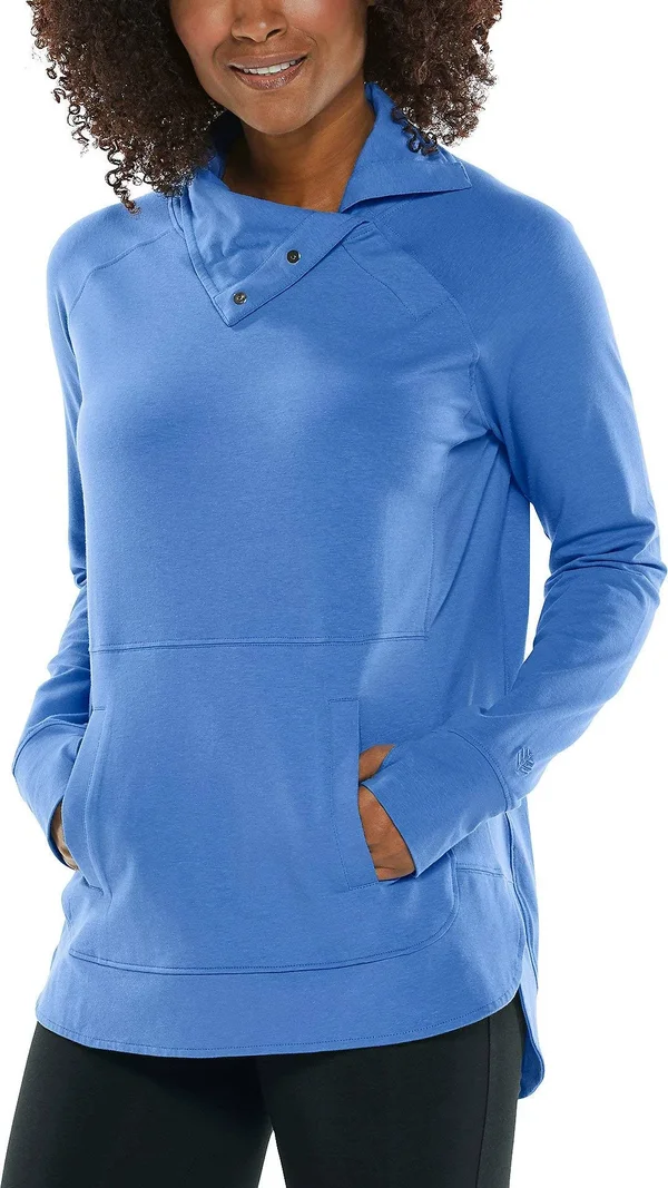 Coolibar UPF 50+ Women's Sea Breeze Funnel Neck Top - Sun Protective
