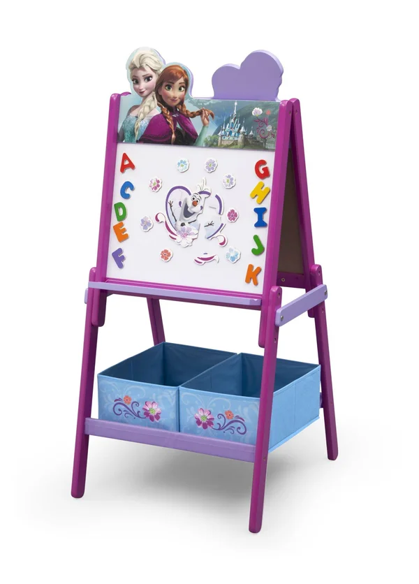 Delta Children Wooden Double Sided Activity Easel - Frozen