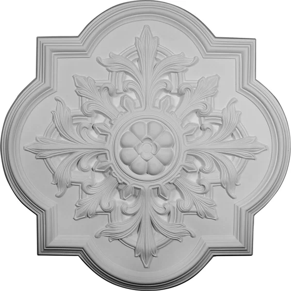 31 1/4x22OD x 2x22P Bonetti Ceiling Medallion (Fits Canopies Up to 7 3/8x22), Hand-Painted Copper Penny