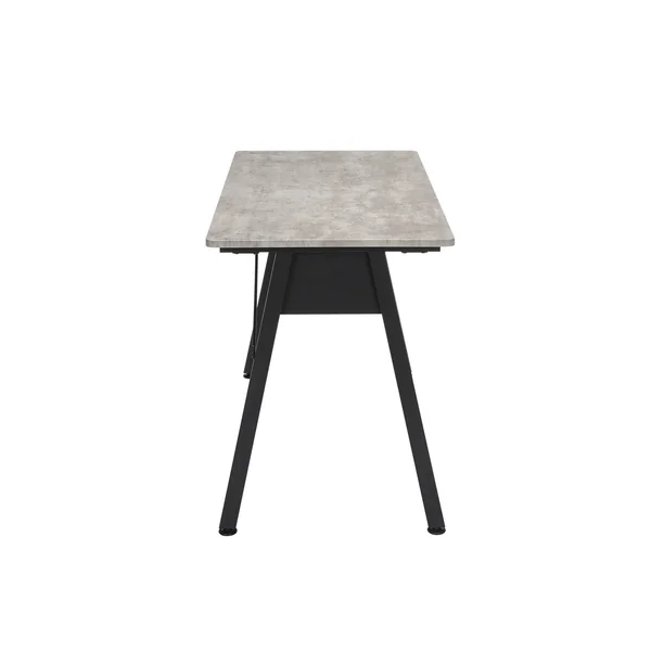 Ofm Essentials Collection 48x22 Table Desk - in Concrete, Blk
