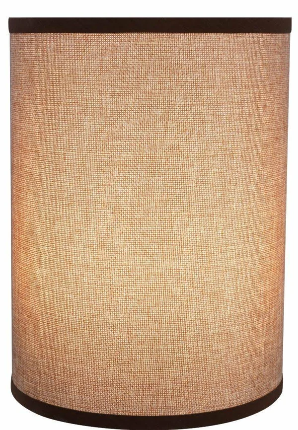 Winston Porter Cylinder Spider Construction 8x22 Linen Drum Lamp Shade