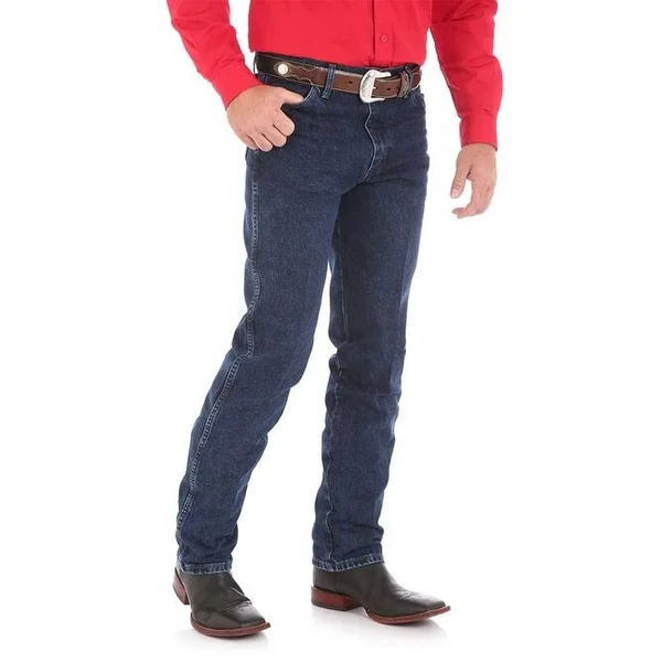 Wrangler Men's Cowboy Cut Original Fit Jeans - Dark Stone DD - 42x30