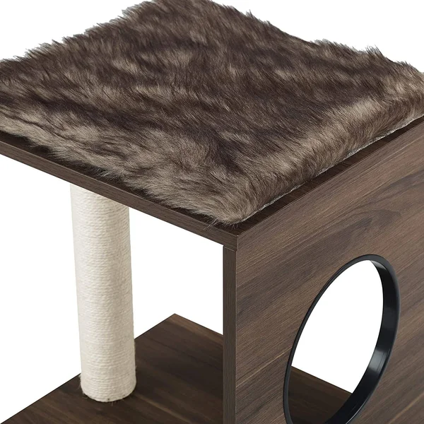 Sam&s Pets Sheree 17-in Cat Tree, Light Brown