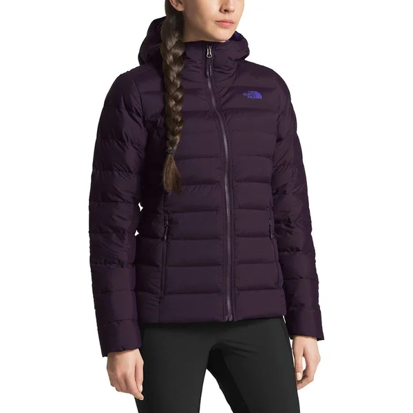 THE NORTH FACE - STRETCH DOWN HOODIE W - X-SMALL - Galaxy Purple