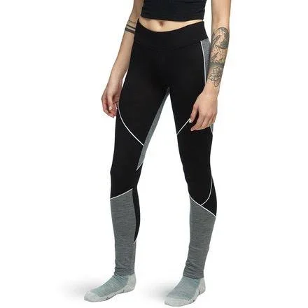 Icebreaker 200 Oasis Deluxe Leggings - Women's Black/gritstone Xs