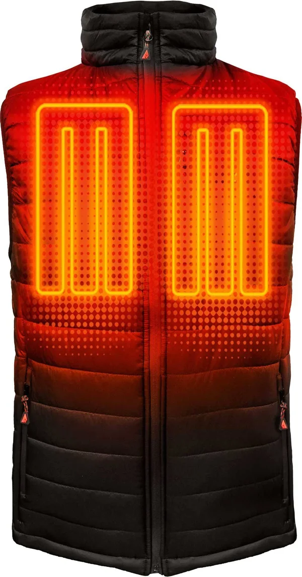 ActionHeat 5V Battery Heated Insulated Puffer Vest - Men's - Black