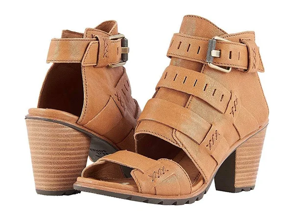 Sorel Women's Nadia Buckle Slingback - Size: 7, Camel Brown