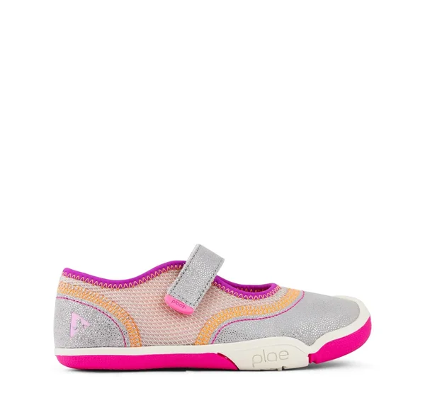 Plae Emme Child Silver/Pink, 5.5