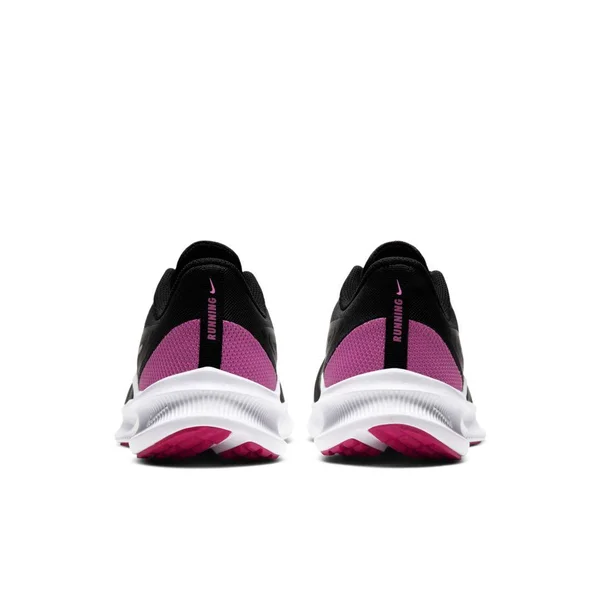 Nike Women's Downshifter 10 Running Shoe, Wide - Black, 7