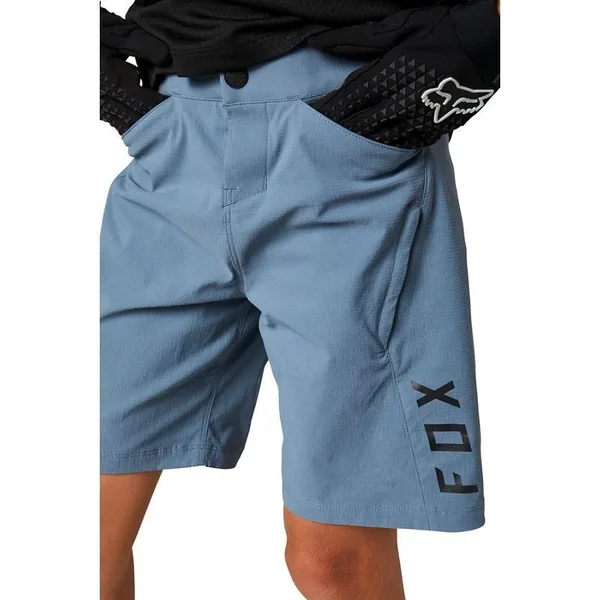 Fox Youth Ranger Short in Matte Blue Size 22
