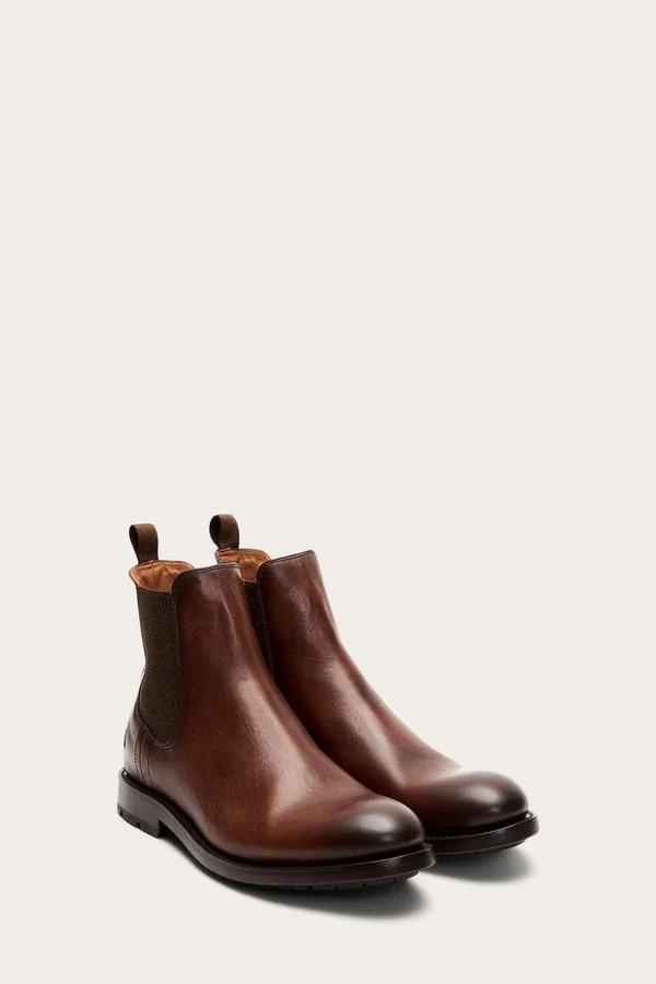 Frye Bowery Chelsea Boots in Cognac, Men's Size 13