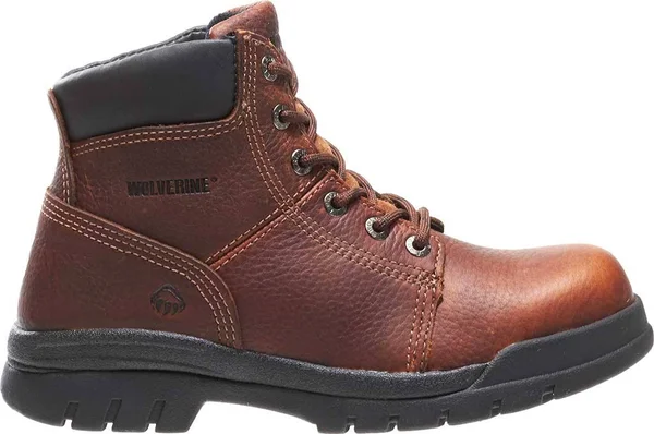 Wolverine Men's Marquette W04713 Steel Toe Work Boot - Brown, 6.5 M US