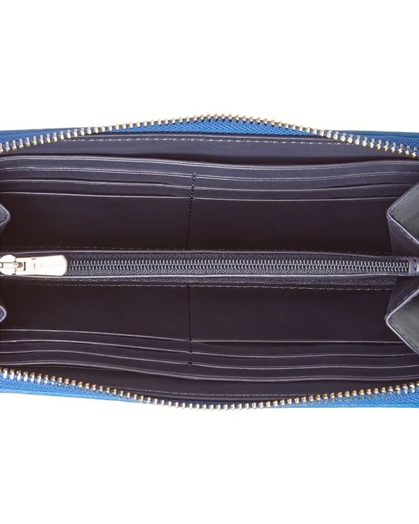 Coach Dempsey Accordion Zip Canvas Wallet