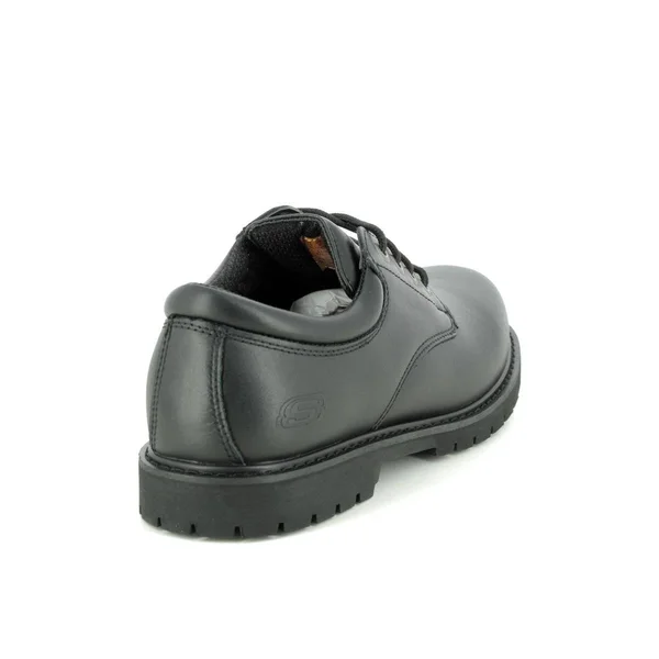 Skechers 77041 Safety Work Cottonwood Black Mens Formal Shoes