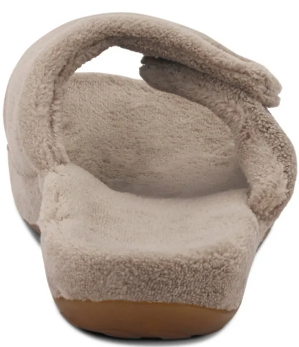 Aetrex Shelby Open Toe Slipper Black, 37