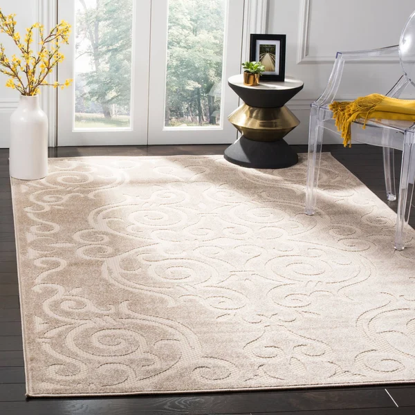 Safavieh Cottage COT932L 5&3x22 x 7&7x22 Light Beige, Cream Area Rug