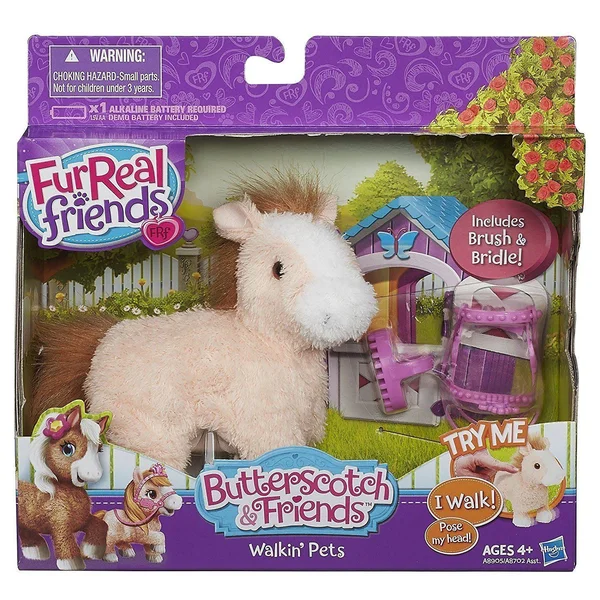 Furreal Friends Butterscotch and Friends Walking Pets Strawberry Rose Pet