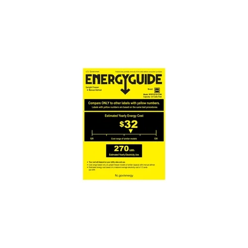 RCA 3.0 Cu. ft. Vertical Freezer