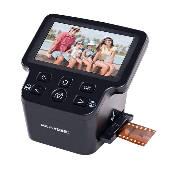 Magnasonic All-in-One 22MP Film Scanner with Large 5x22 Display & HDMI - Converts 35mm/126/110/Super 8 Film & 135/126/110