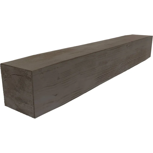 Ekena Millwork MANUSD06X08X48HD 6x22H x 8x22D x 48x22W Sandblasted Faux Wood Fireplace Mantel - Natural Honey Dew