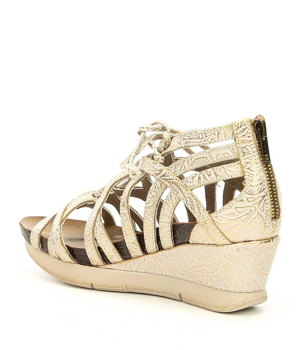 OTBT Women's Nomadic Sandals Gold Yellow 8.5 M