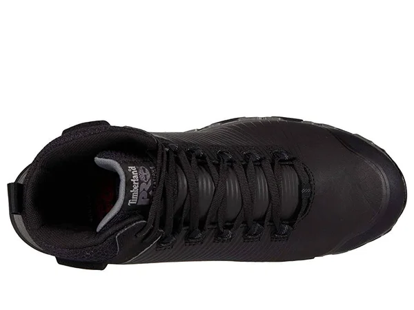 Timberland Pro Boots: Men's A1XKC Black Powertrain Sport Alloy Toe Met Guard Work Boot