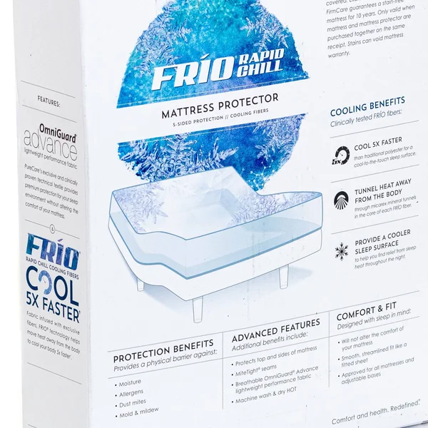 Frio Rapid Chill 5-Sided Waterproof Mattress Protector Queen