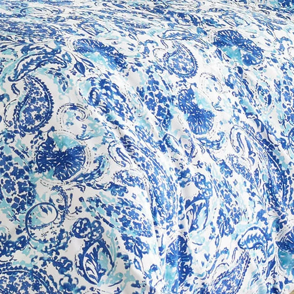 Poppy & Fritz Brooke Duvet Cover Set - Twin, Blue
