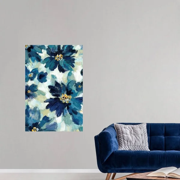 Inky Floral I, Poster Print, 32x48, Great Big Canvas