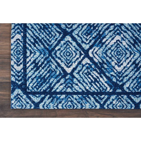 Studio NYC Organic Modern OM002 Area Rug 3&9x22 x 5&9x22 - Ocean