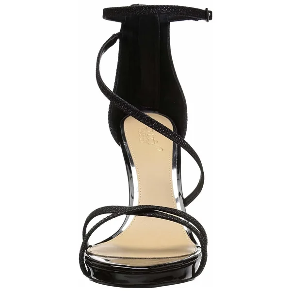 Badgley Mischka, Jewel Women's Galen Heeled Sandal, Black, DANILSA